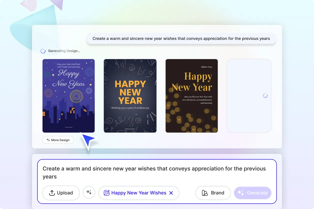 Free AI Happy New Year Wishes Generator, Free New Year Message Maker Online